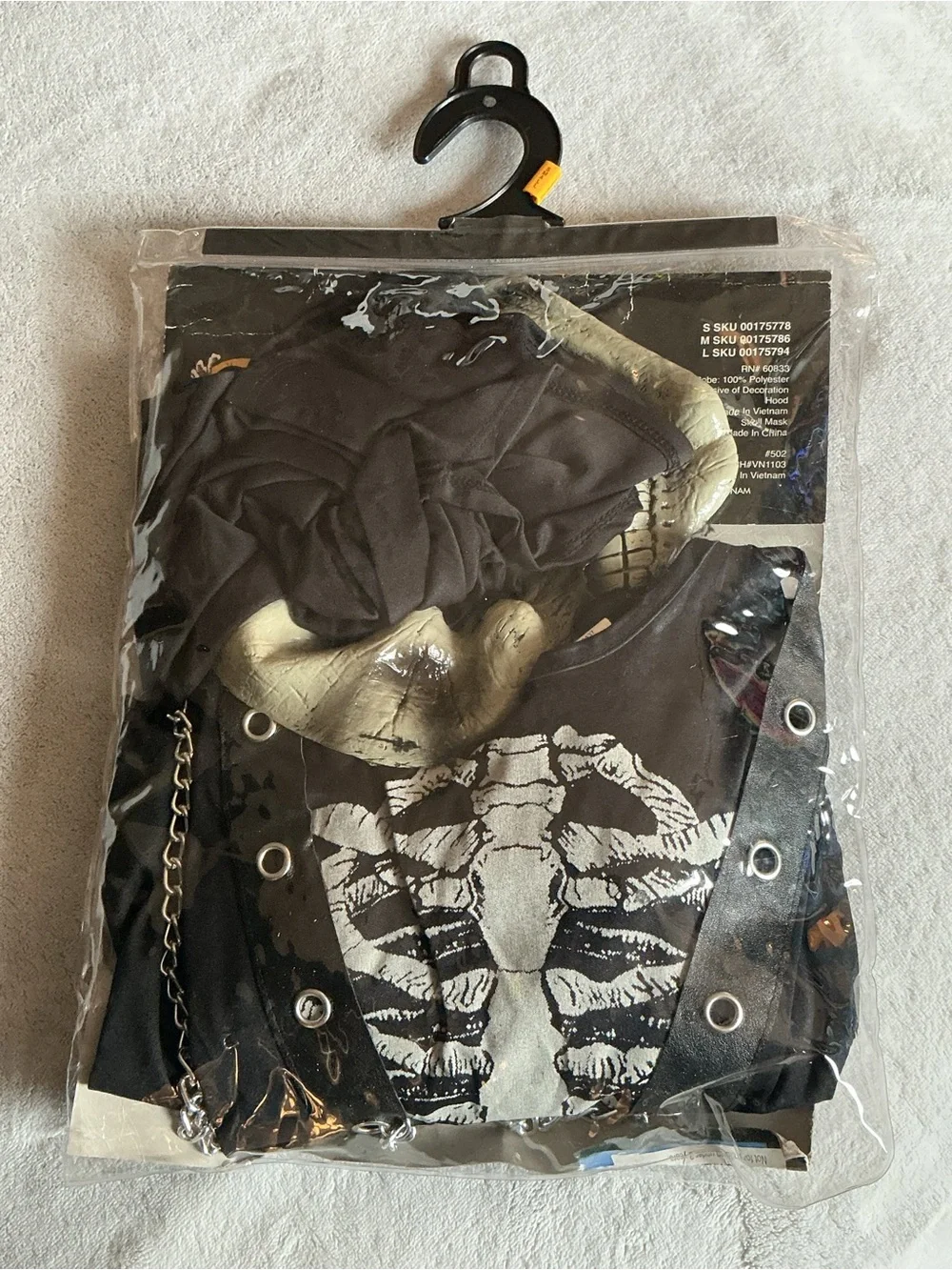 Spirit Crypt Master Halloween Boys 6 - 8 Costume - Black